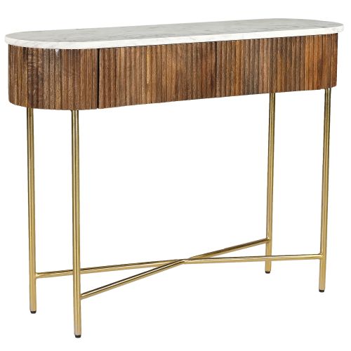 Reyna Console Table, 39" with Drawers