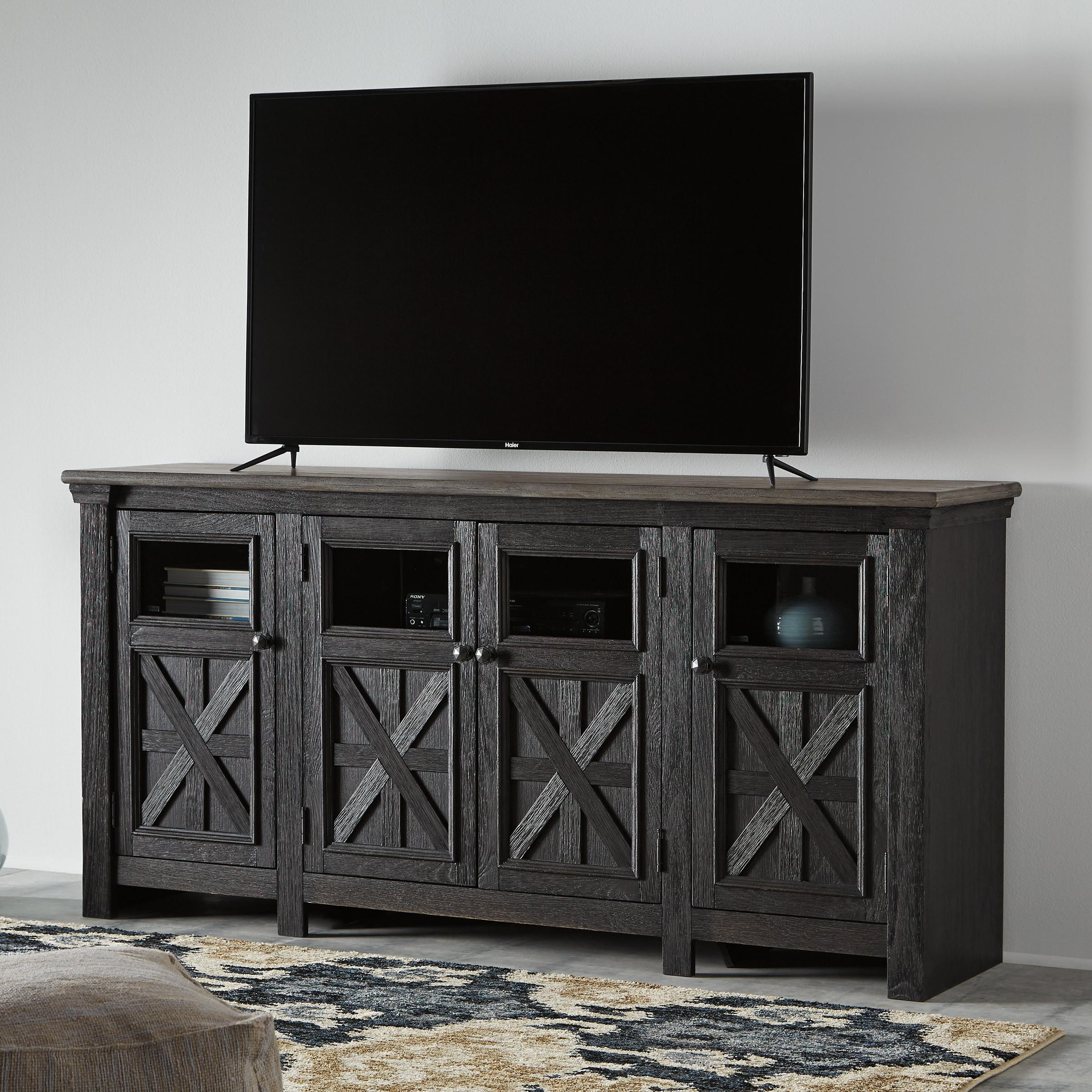  Signature Design by Ashley Tyler Creek TV Stand with Cable Management W736-68 IMAGE 3