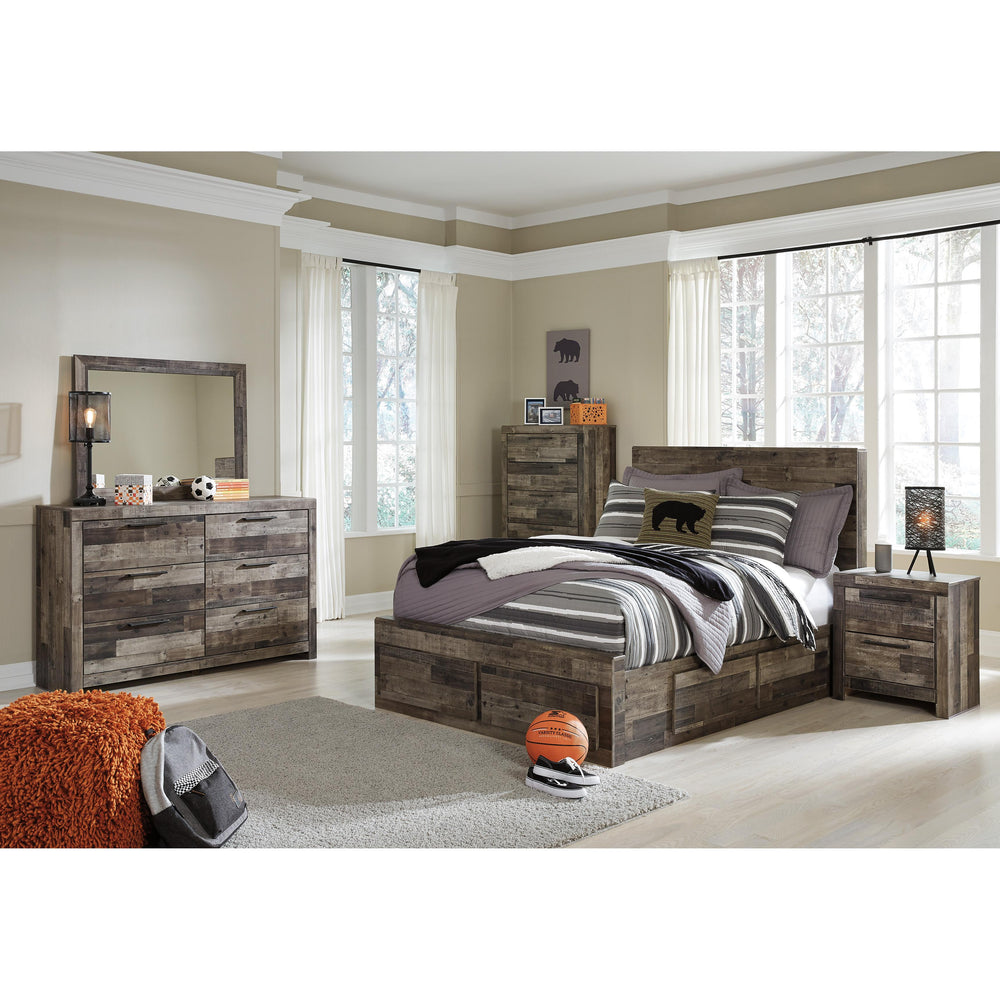  Benchcraft Derekson B200B10 Full Panel Bed with 6 Storage Drawers IMAGE 8
