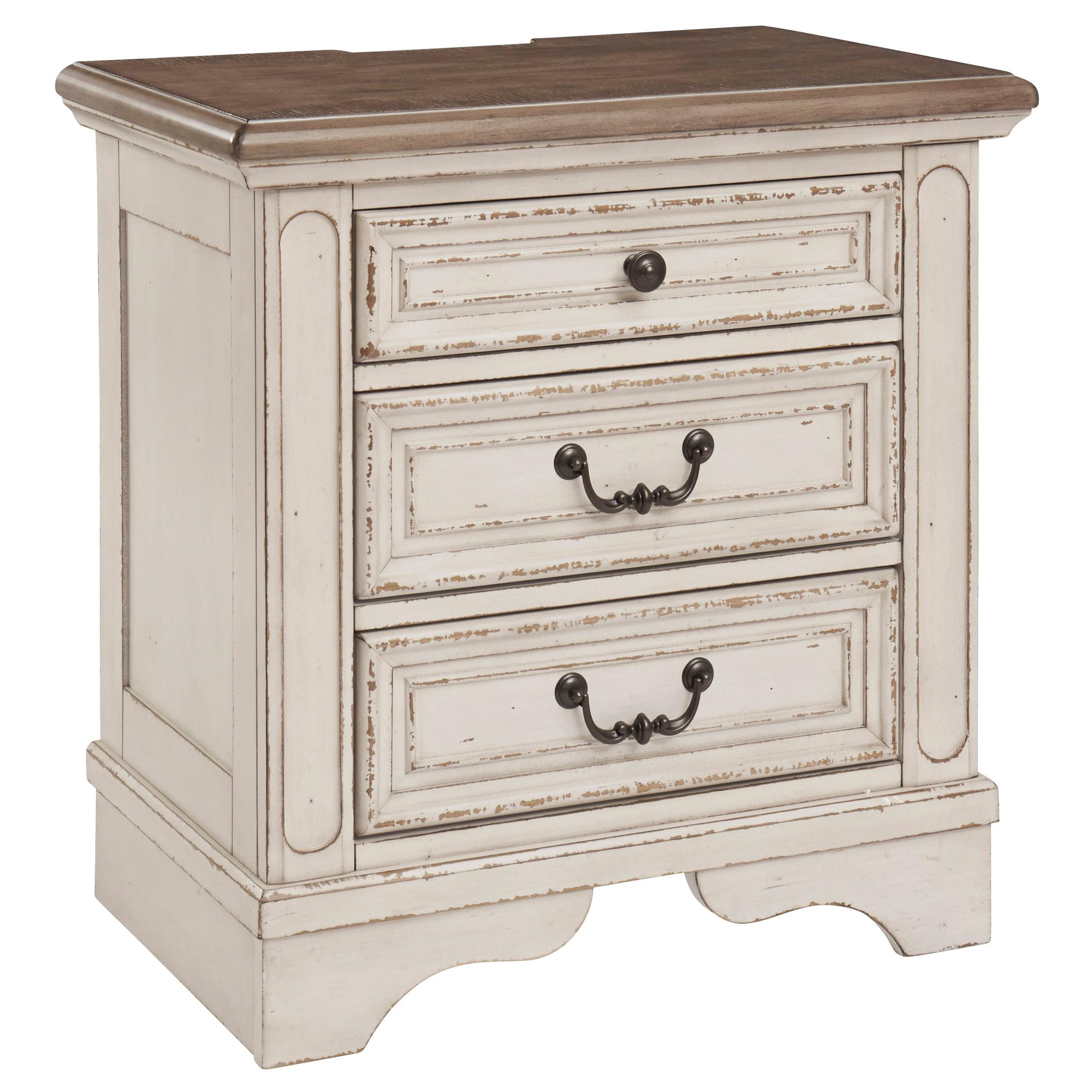  Signature Design by Ashley Realyn 3-Drawer Nightstand B743-93 IMAGE 2