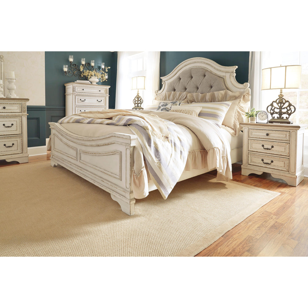  Signature Design by Ashley Realyn Queen Upholstered Panel Bed B743-57/B743-54/B743-96 IMAGE 7