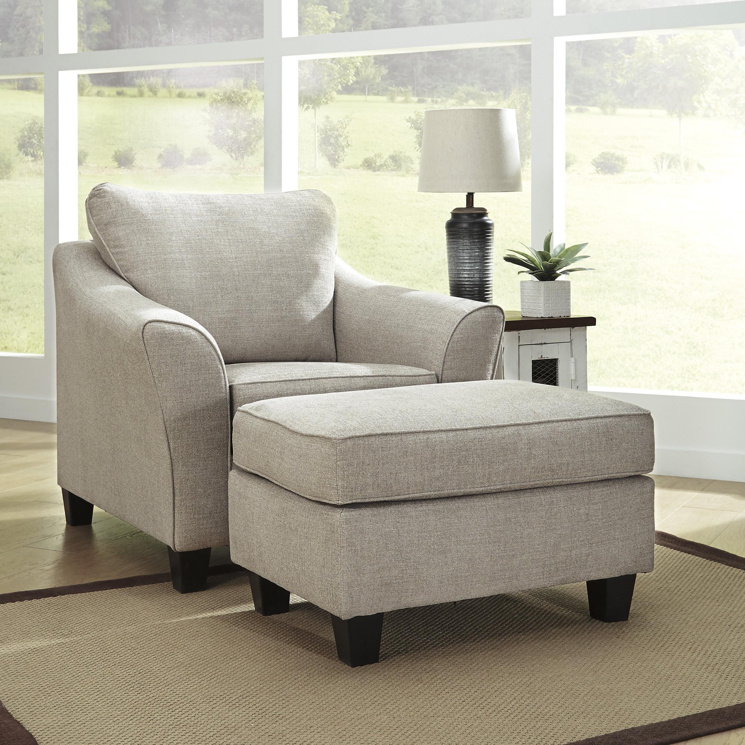  Benchcraft Abney Fabric Ottoman 4970114 IMAGE 3