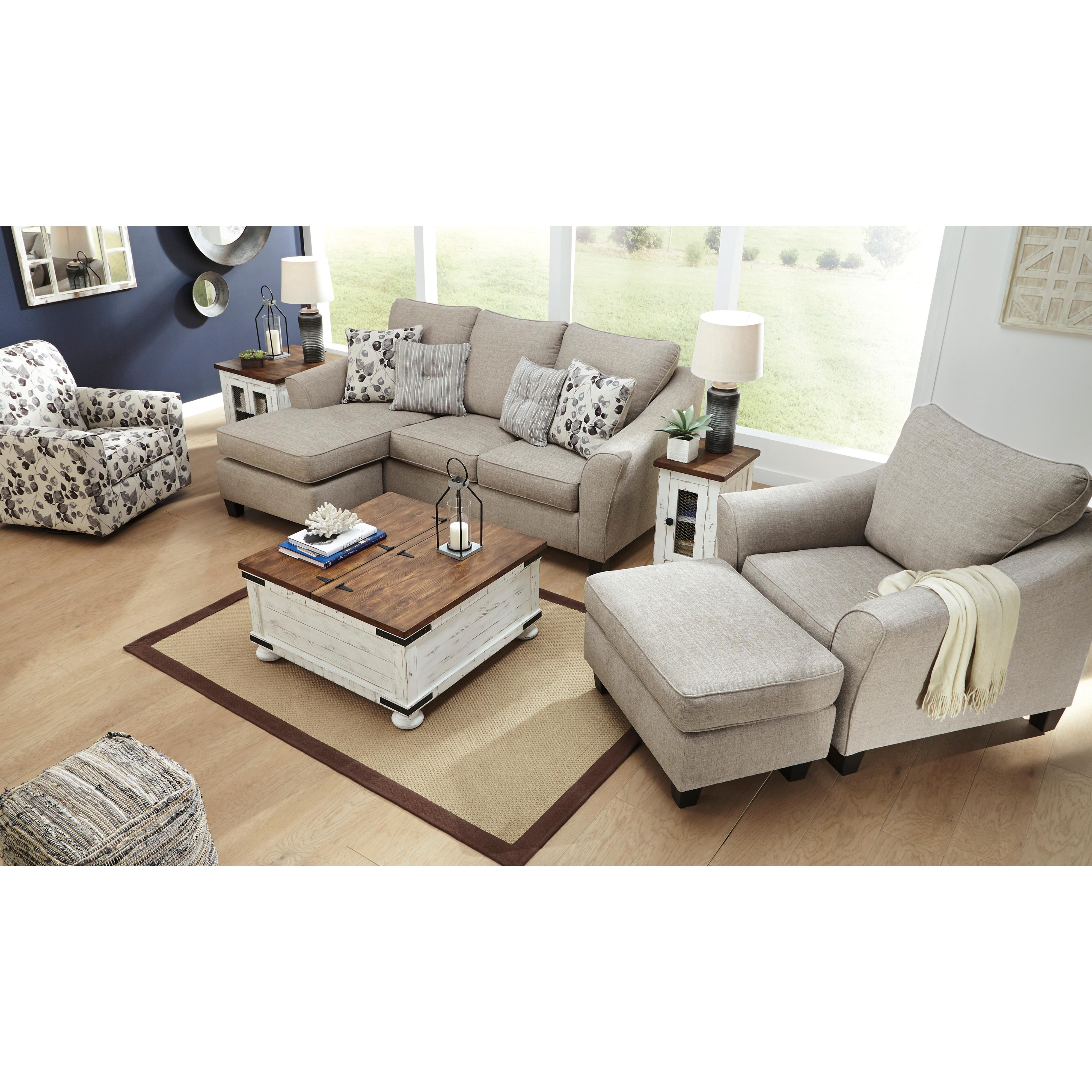  Benchcraft Abney Stationary Fabric Chair 4970120 IMAGE 6