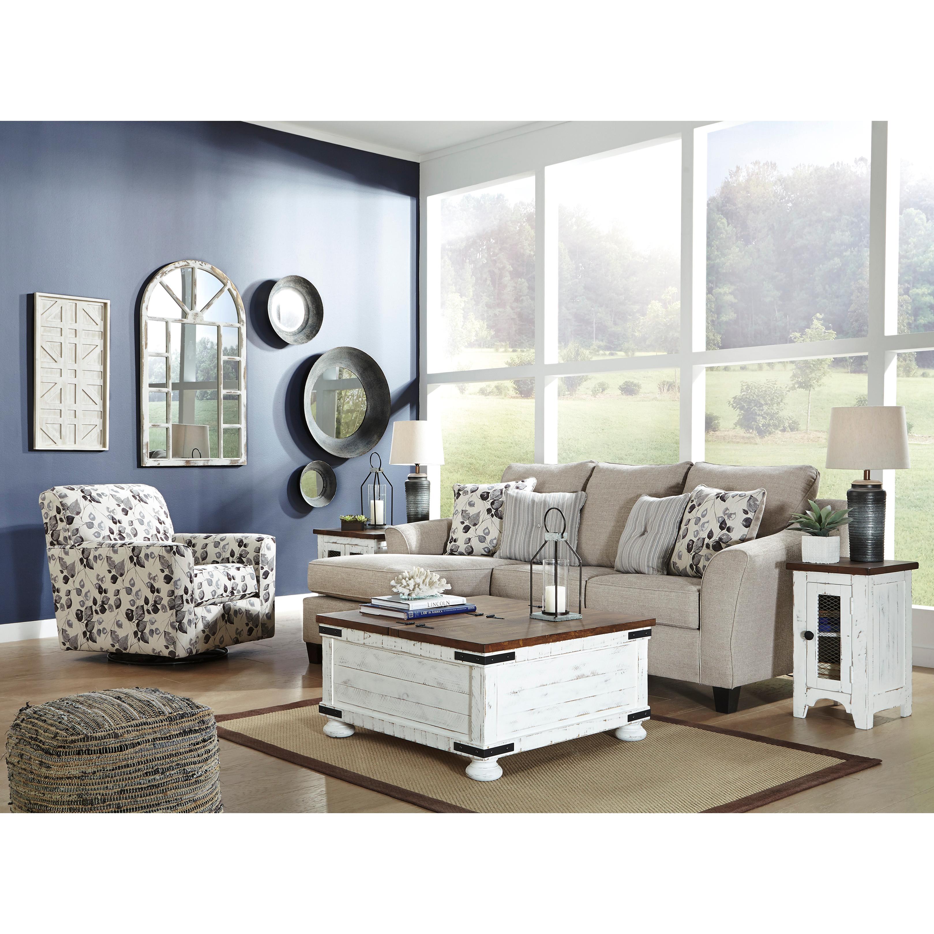 Benchcraft Abney Fabric Sectional 4970118 IMAGE 11