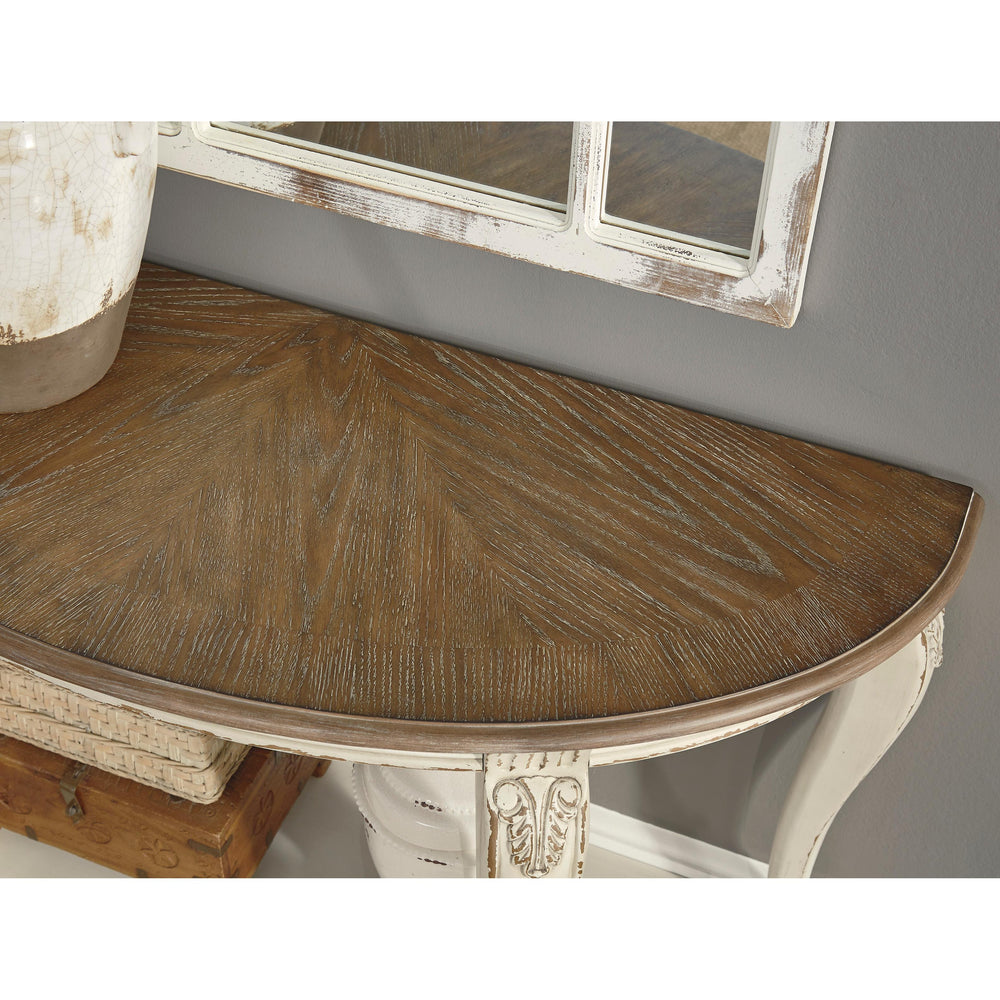 Signature Design by Ashley Realyn Sofa Table T743-4 IMAGE 5