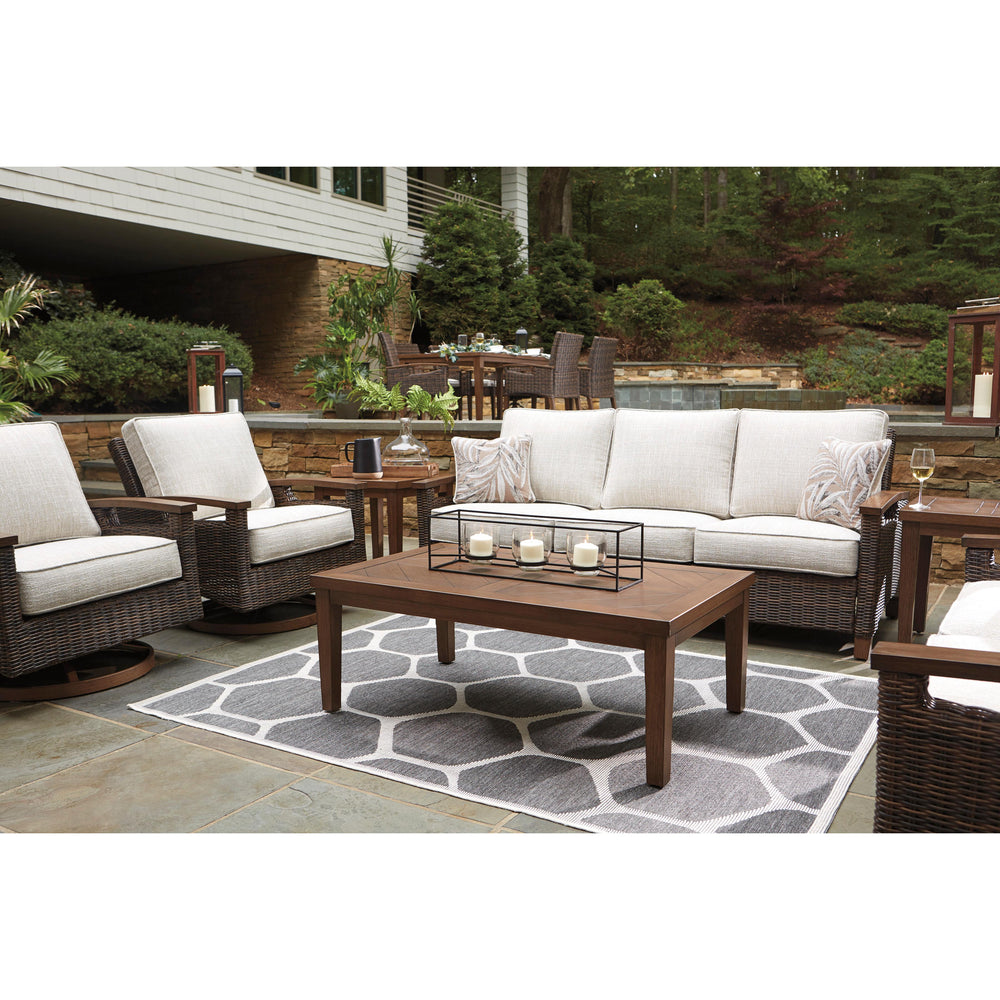  Signature Design by Ashley Paradise Trail P750-821 Swivel Lounge Chair IMAGE 10
