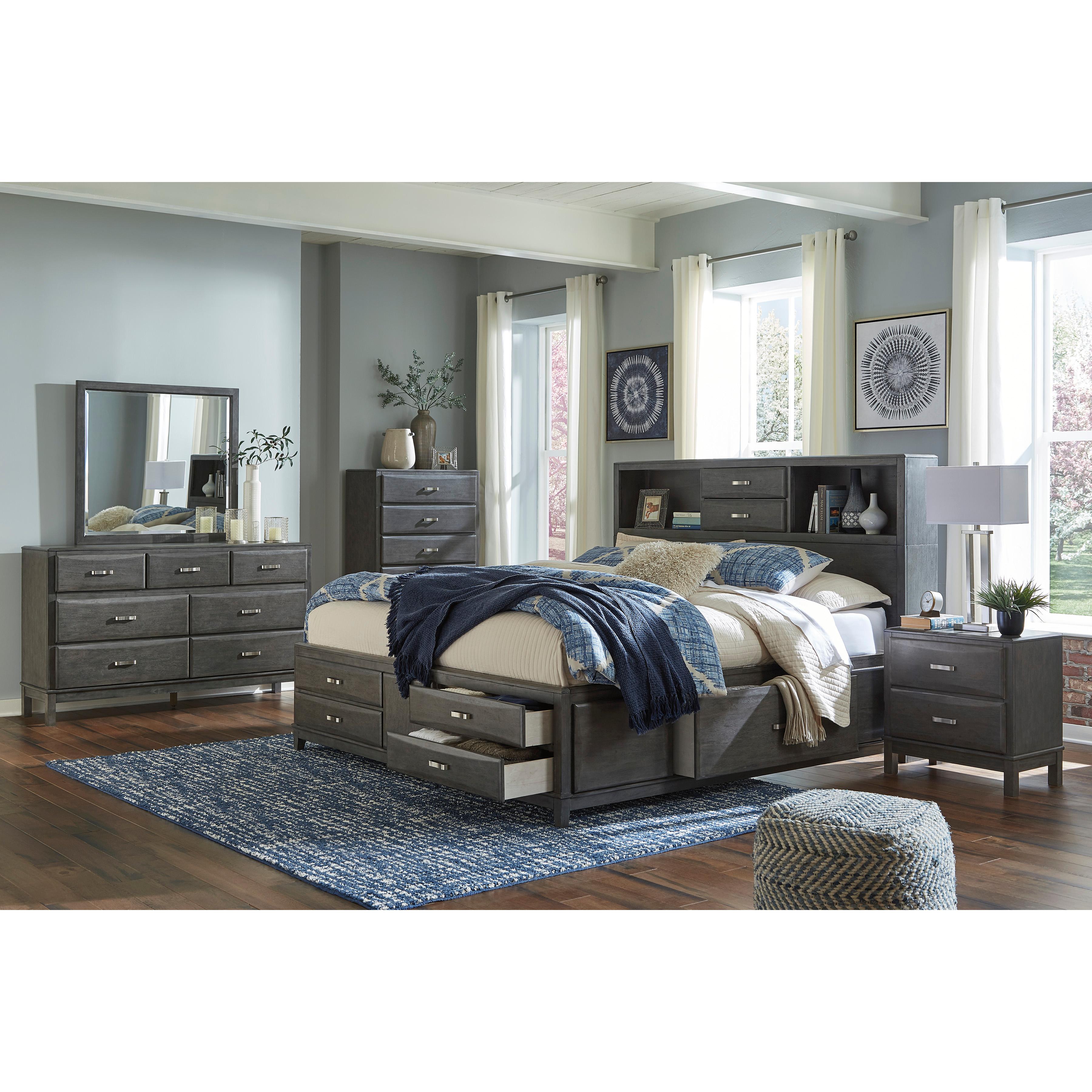  Signature Design by Ashley Caitbrook Queen Bookcase Bed with Storage B476-65/B476-64/B476-98 IMAGE 12