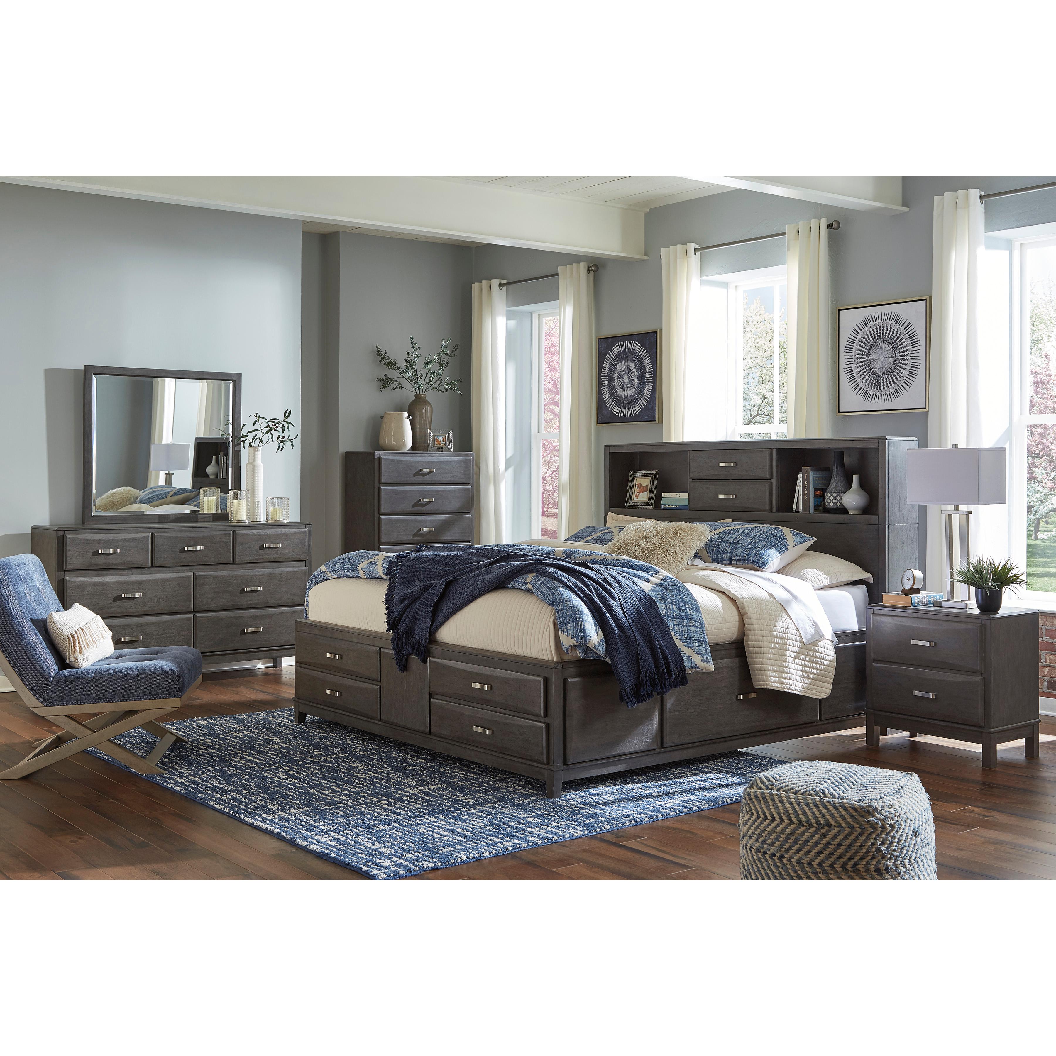  Signature Design by Ashley Caitbrook Queen Bookcase Bed with Storage B476-65/B476-64/B476-98 IMAGE 13
