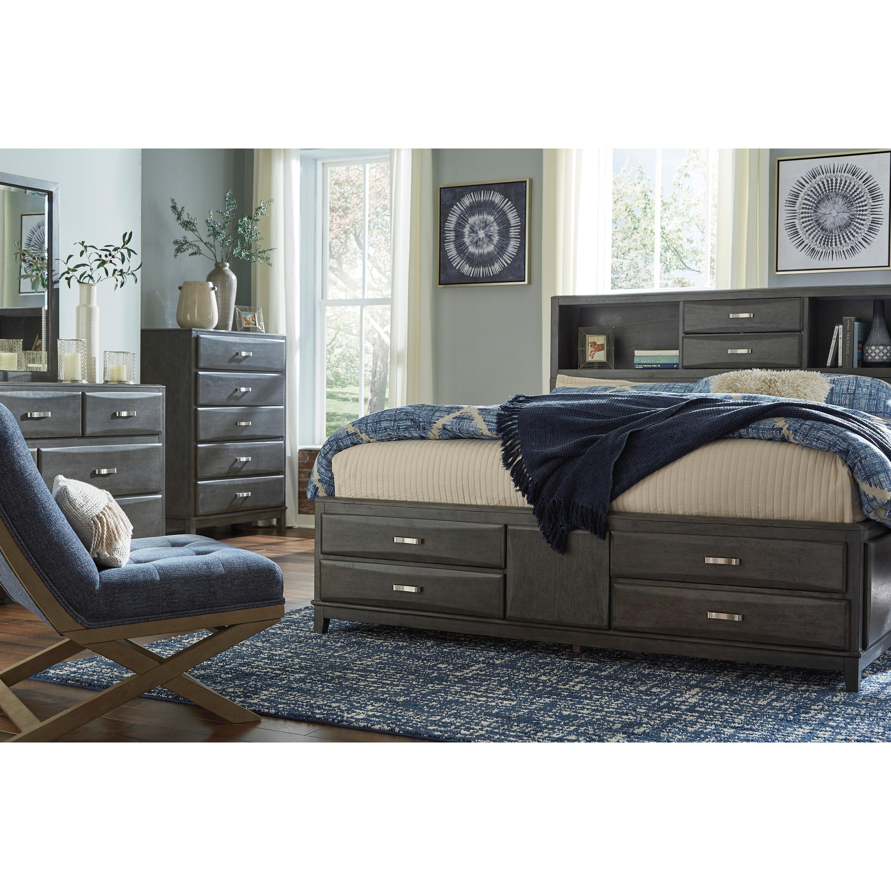  Signature Design by Ashley Caitbrook Queen Bookcase Bed with Storage B476-65/B476-64/B476-98 IMAGE 7