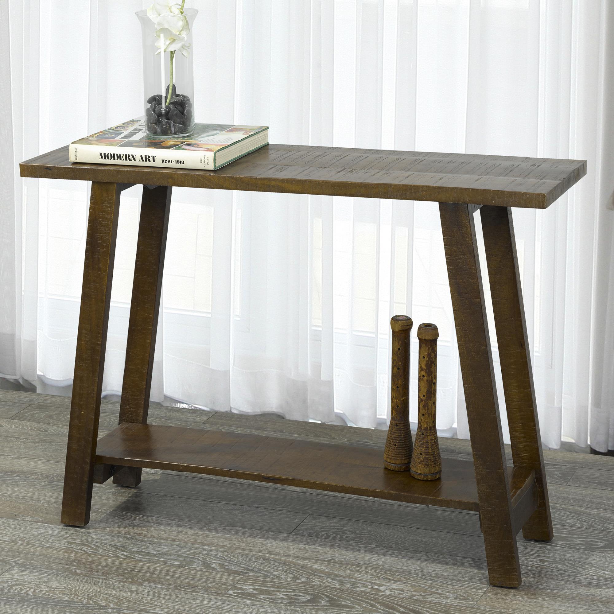  !nspire Volsa 502-118WAL Console Table - Walnut IMAGE 2