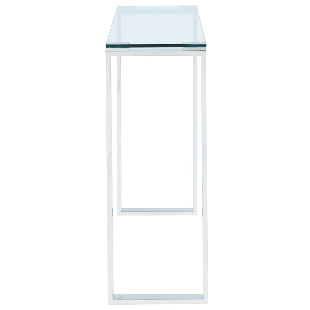  !nspire Zevon 502-408CH Console/Desk - Silver IMAGE 3