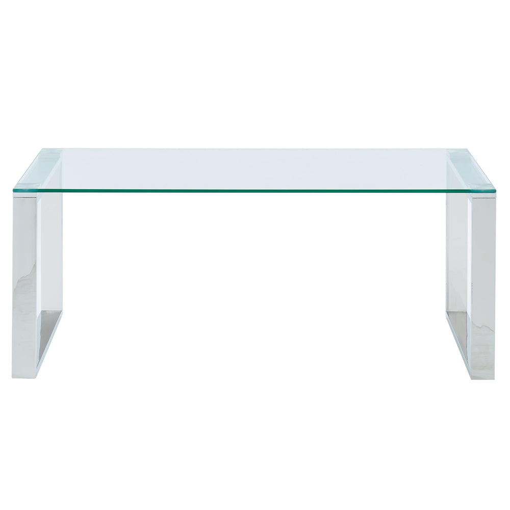  !nspire Zevon 301-408CH Coffee Table - Silver IMAGE 4