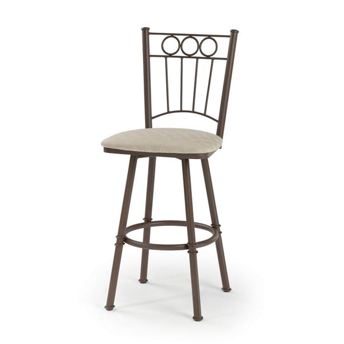  Trica Furniture Charles I Pub Height Stool Charles I Bar Height Swivel Stool IMAGE 1