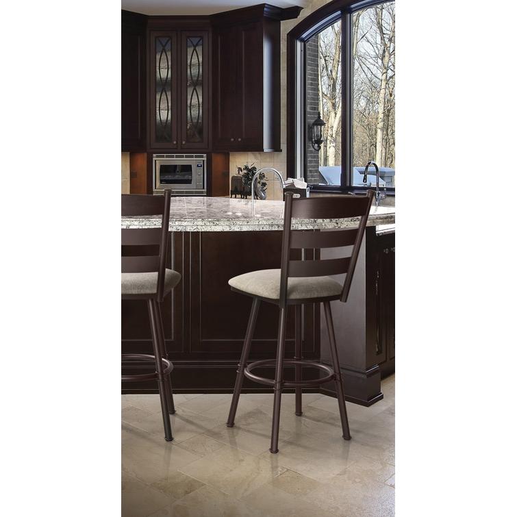  Trica Furniture Louis Pub Height Stool Louis Bar Height Swivel Stool IMAGE 2