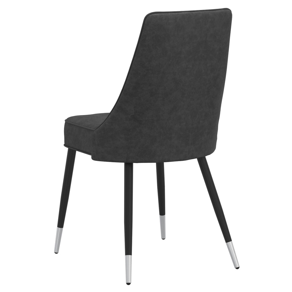  !nspire Silvano 202-429GY Dining Chair - Vintage Grey and Black IMAGE 3