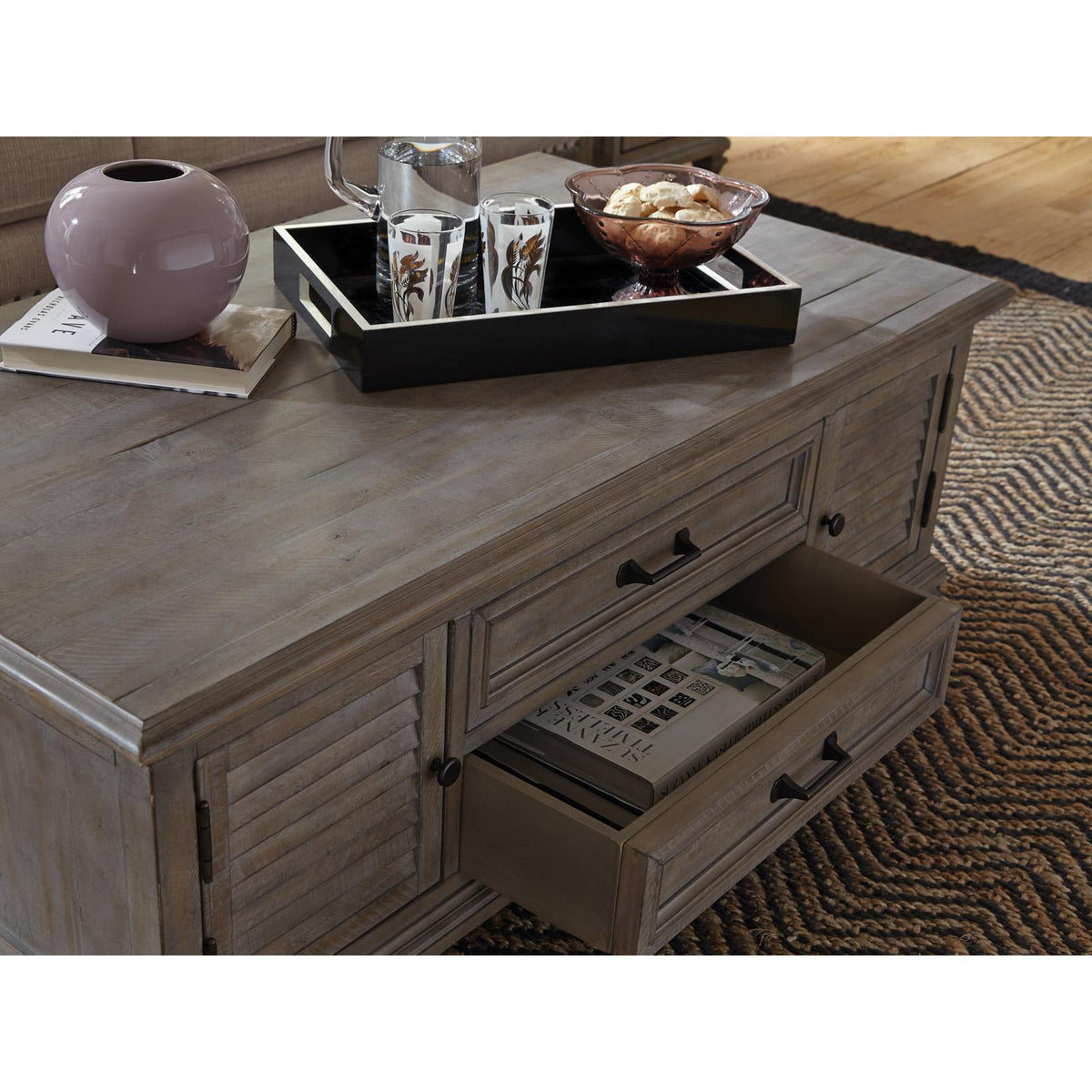  Magnussen Lancaster Lift Top Cocktail Table T4352-50 IMAGE 9