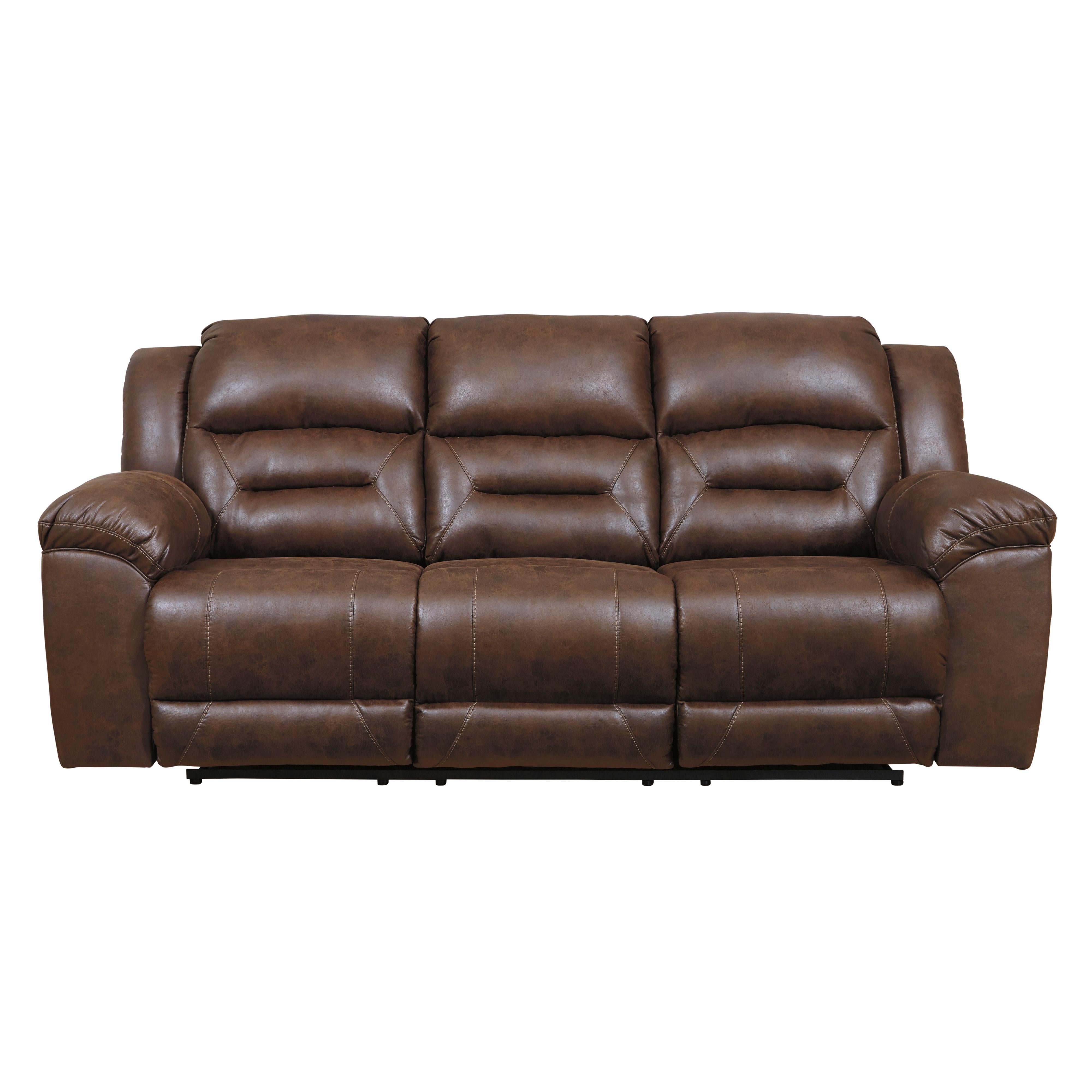  Signature Design by Ashley Stoneland Power Reclining Leather Look Sofa 3990487 IMAGE 1
