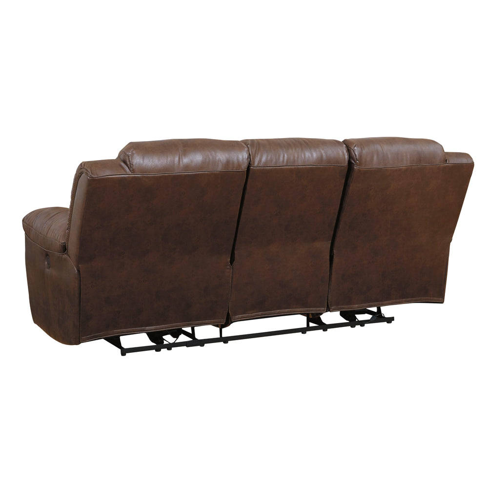  Signature Design by Ashley Stoneland Power Reclining Leather Look Sofa 3990487 IMAGE 3