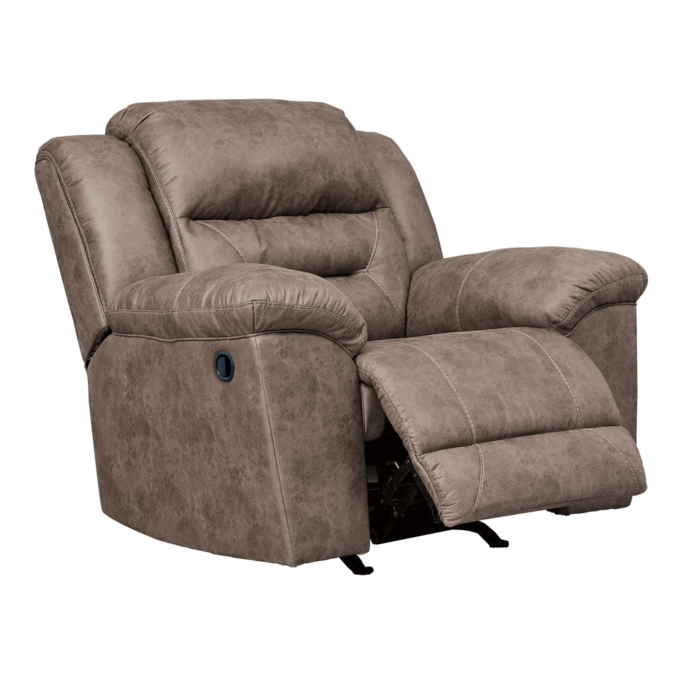  Signature Design by Ashley Stoneland Rocker Leather Look Recliner 3990525 IMAGE 3