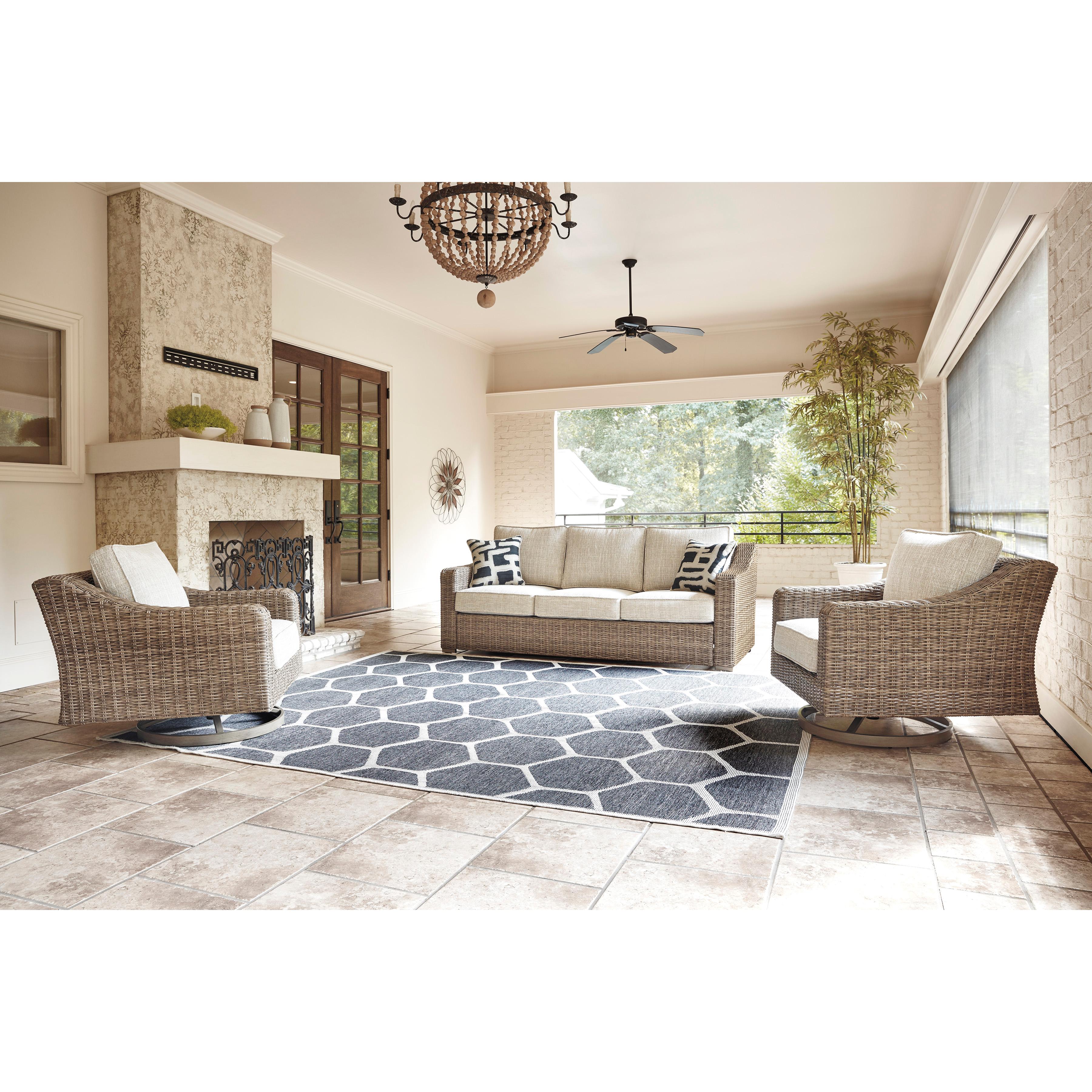  Signature Design by Ashley Beachcroft P791-838 Sofa with Cushion IMAGE 5