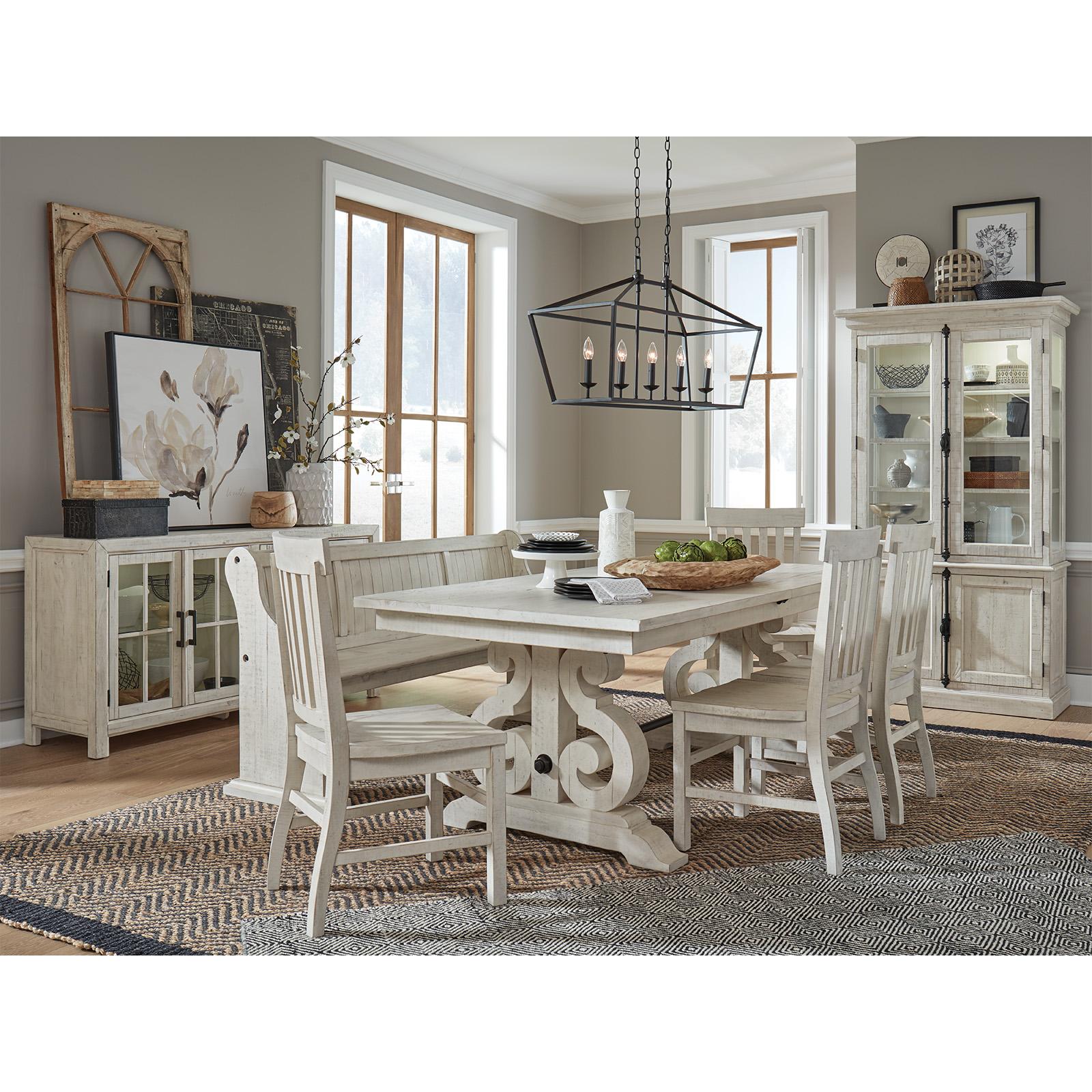  Magnussen Bronwyn Dining Table with Trestle Base D4436-20B/D4436-20T IMAGE 9