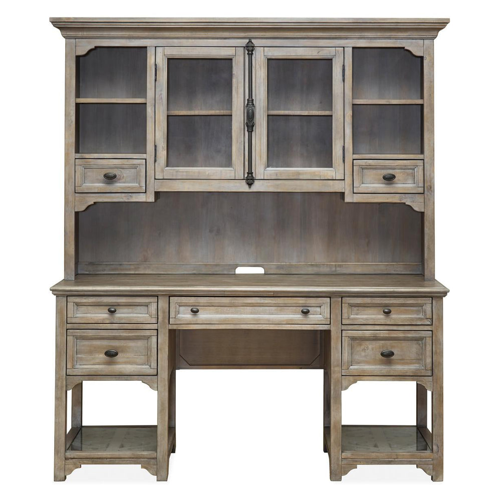  Magnussen Office Desks Desks With Hutch H4646-05B/H4646-05T IMAGE 1