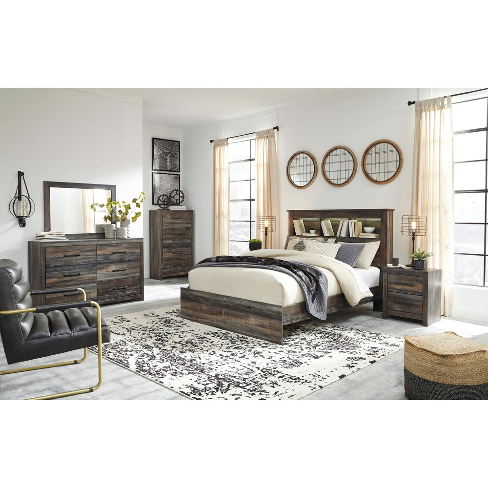  Signature Design by Ashley Drystan Queen Bookcase Bed B211-65/B211-54/B211-96 IMAGE 6
