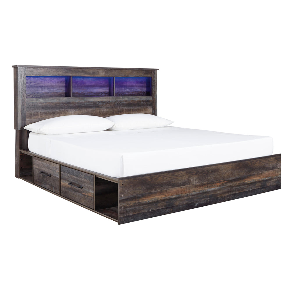  Signature Design by Ashley Drystan King Bookcase Bed with Storage B211-69/B211-56/B211-60/B211-60/B100-14 IMAGE 1