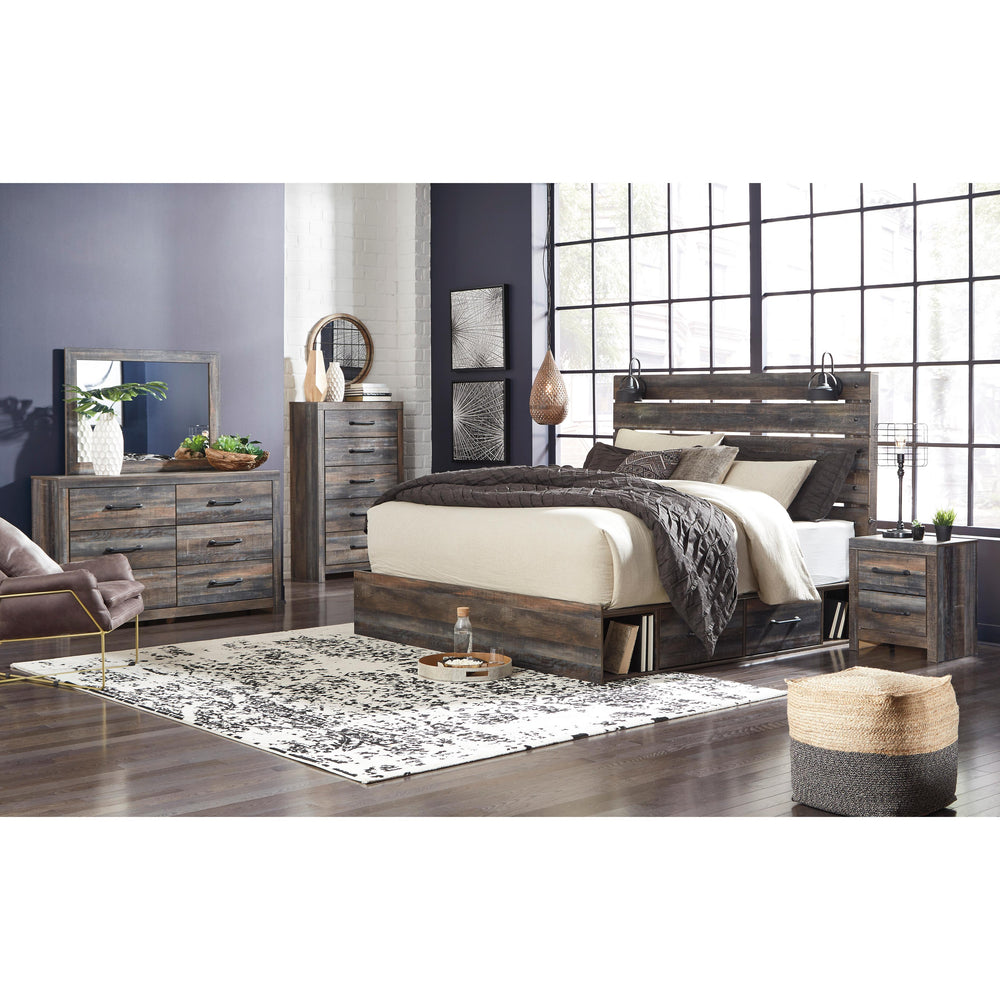  Signature Design by Ashley Drystan King Panel Bed with Storage B211-58/B211-56/B211-160/B100-14 IMAGE 5