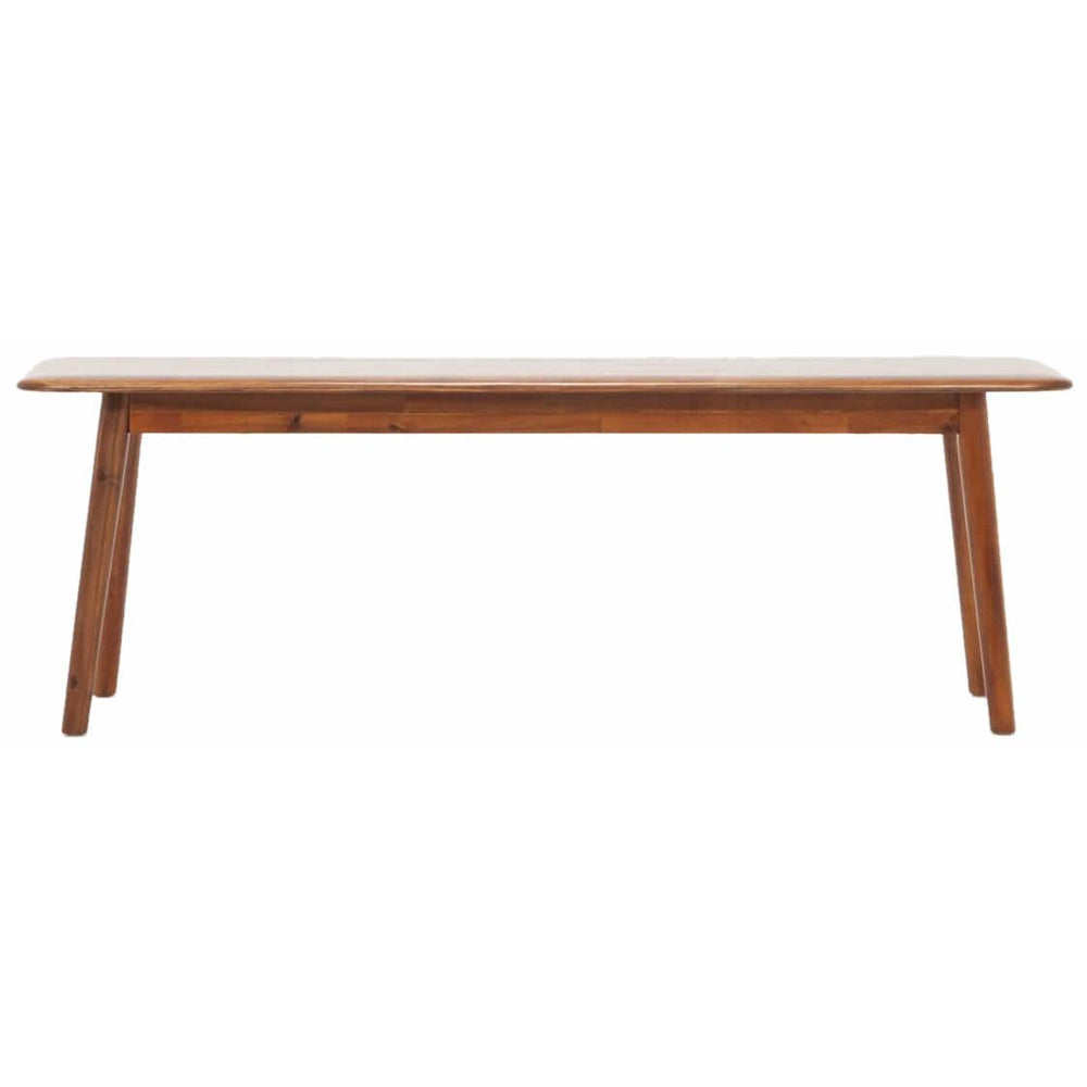  EQ3 Kacia Bench Kacia 7110-349-49 Small Bench - Walnut IMAGE 1