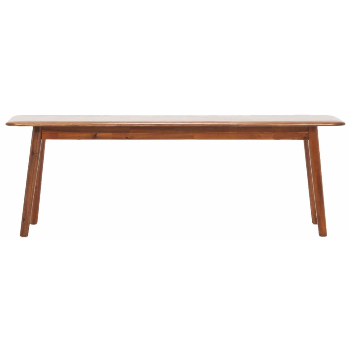  EQ3 Kacia Bench Kacia 7110-349-49 Small Bench - Walnut IMAGE 1