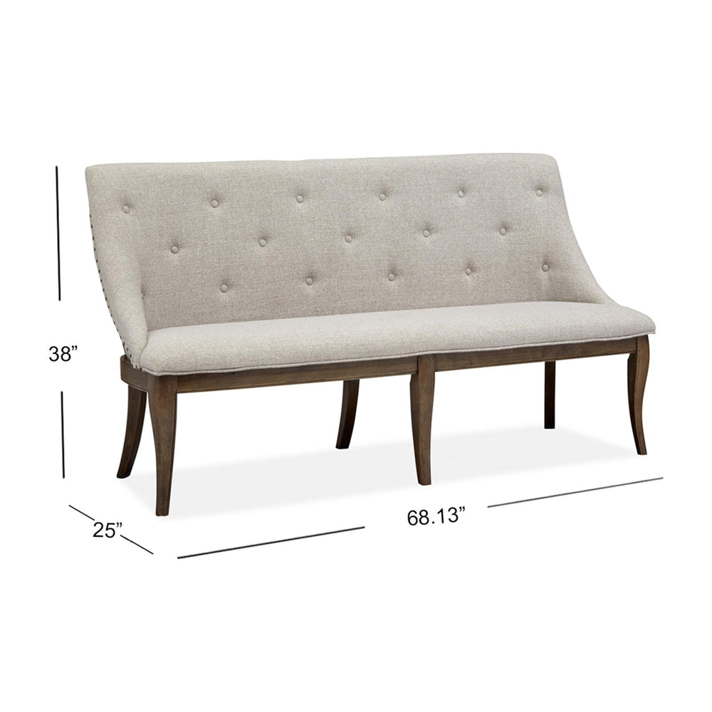 Magnussen Roxbury Manor Bench D5011-78 IMAGE 8