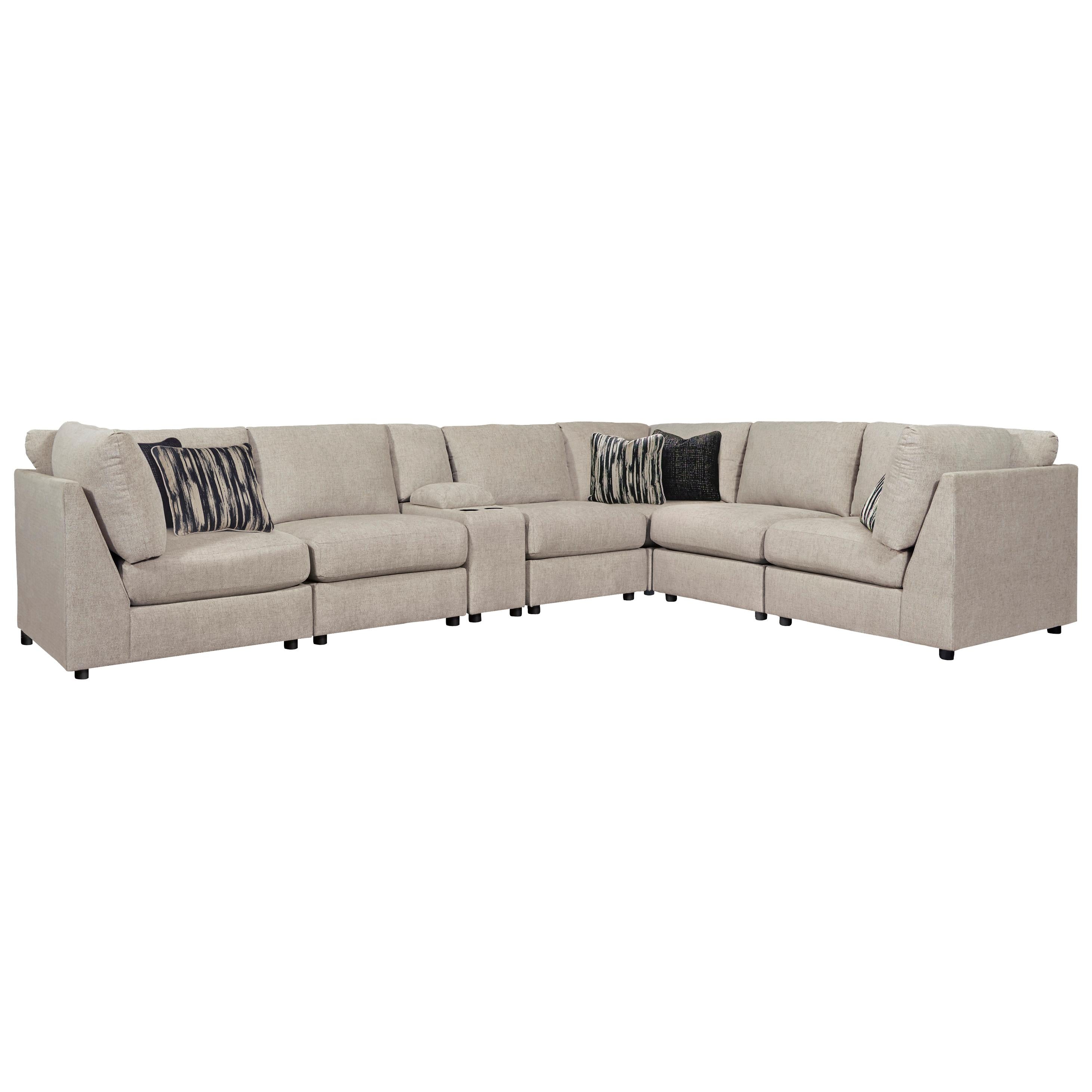  Signature Design by Ashley Kellway Fabric 7 pc Sectional 9870777/9870746/9870757/9870746/9870777/9870746/9870777 IMAGE 1
