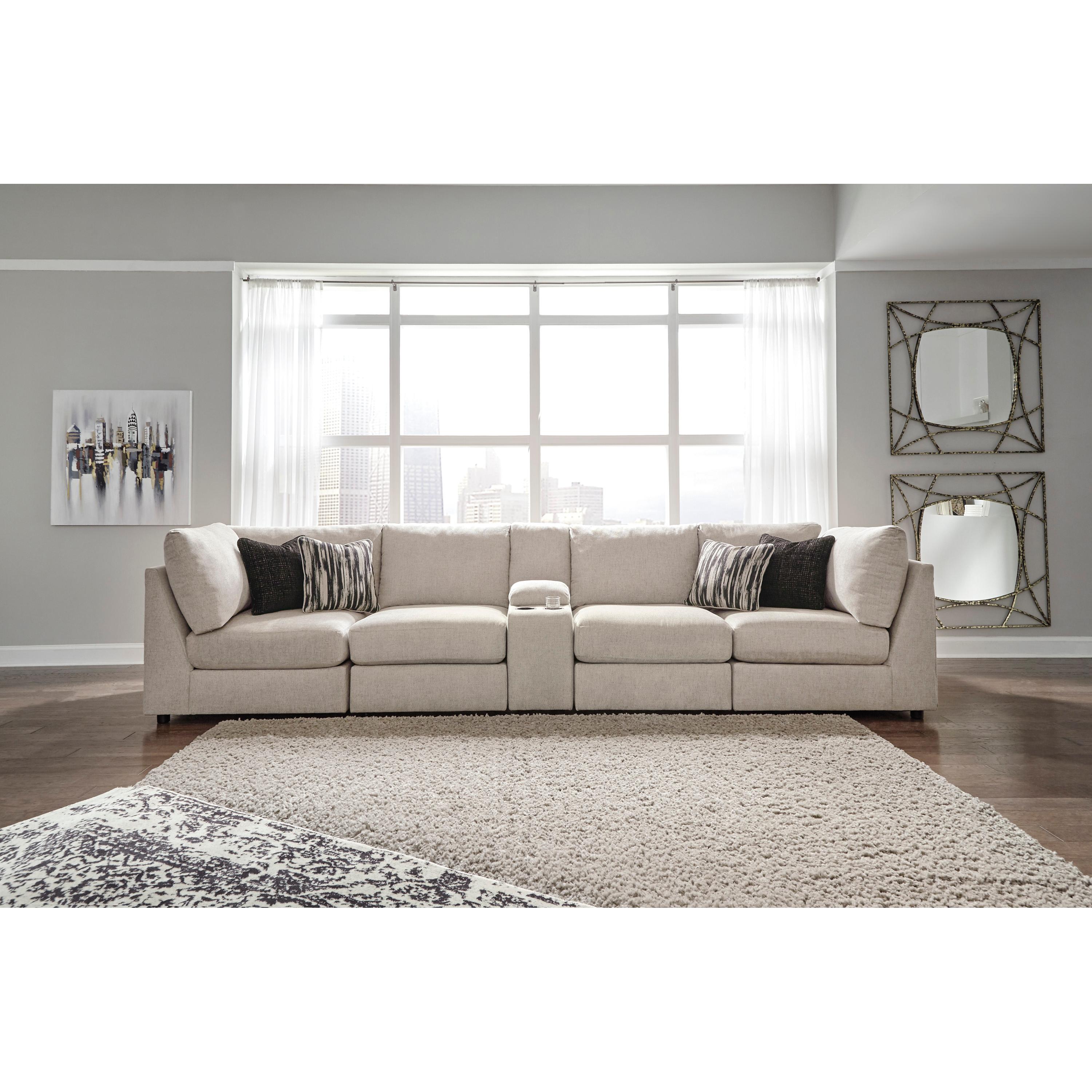  Signature Design by Ashley Kellway Fabric 5 pc Sectional 9870777/9870746/9870757/9870746/9870777 IMAGE 2