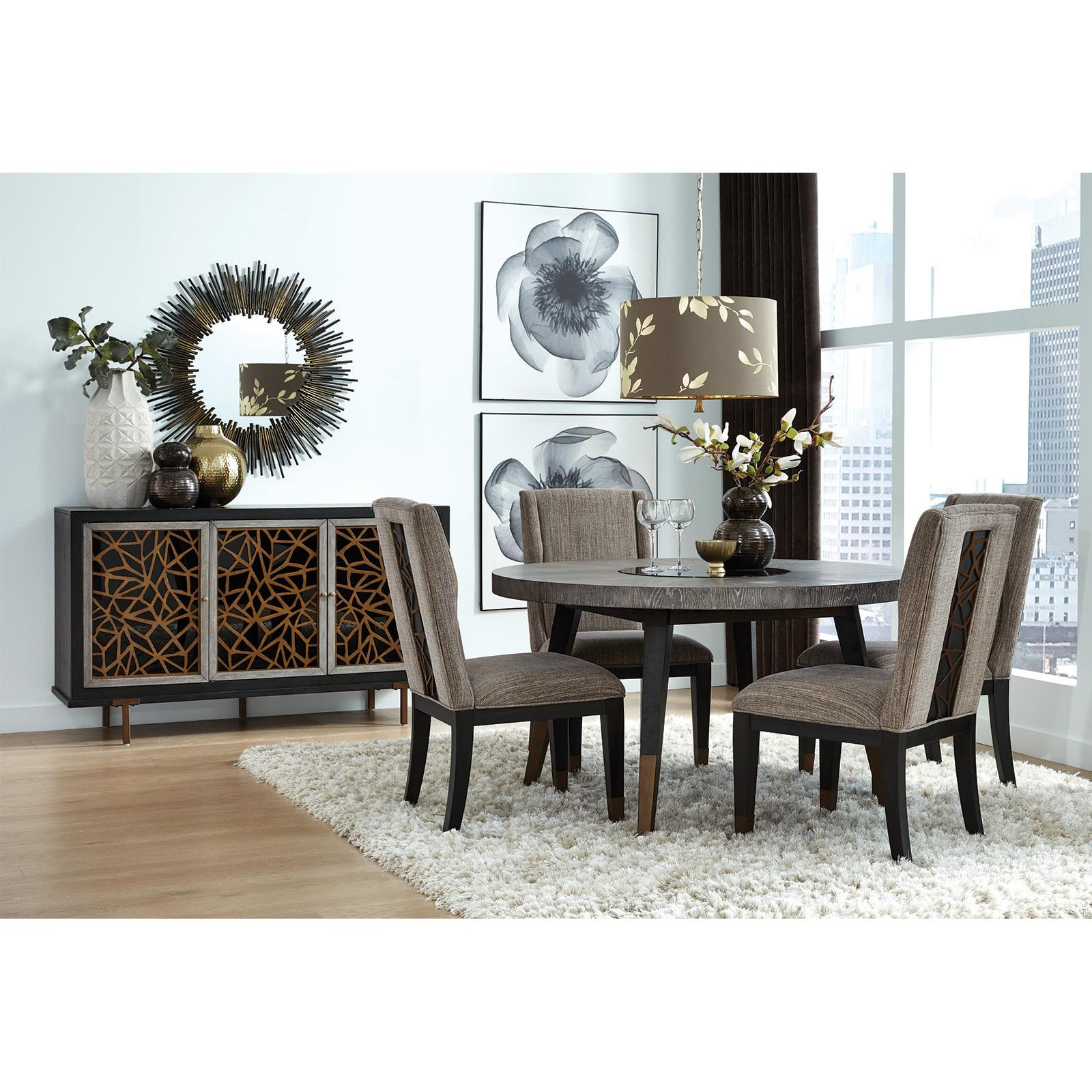  Magnussen Round Ryker Dining Table D5013-24 IMAGE 3