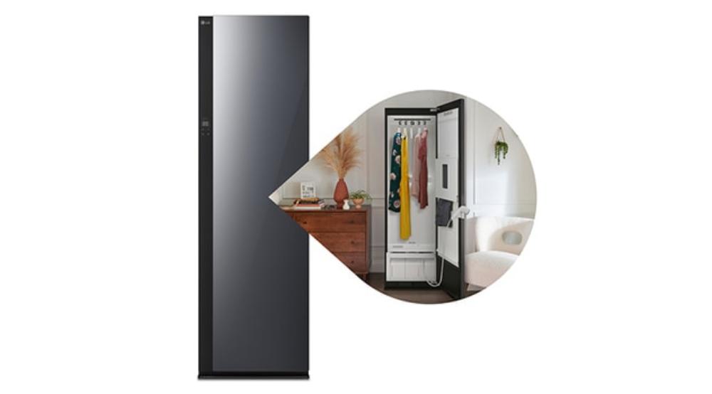 LG Styler Steam Closet with TrueSteam Technology and Dynamic MovingHanger |5 Hangers, Mirror