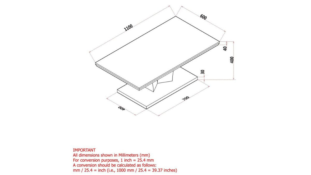 WORLDWIDE HOME FURNISHINGS NAPOLI COFFEE TABLE