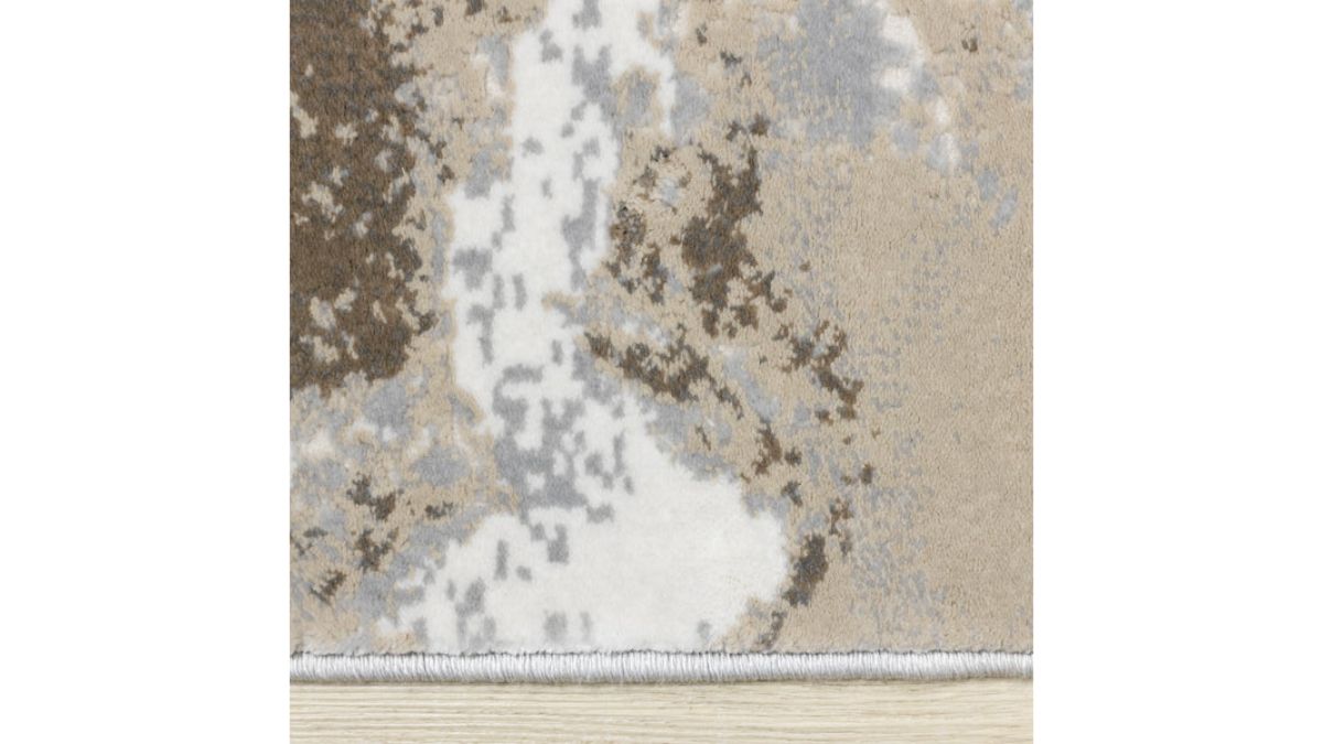 Luca Taupe Organic Swirl Rug