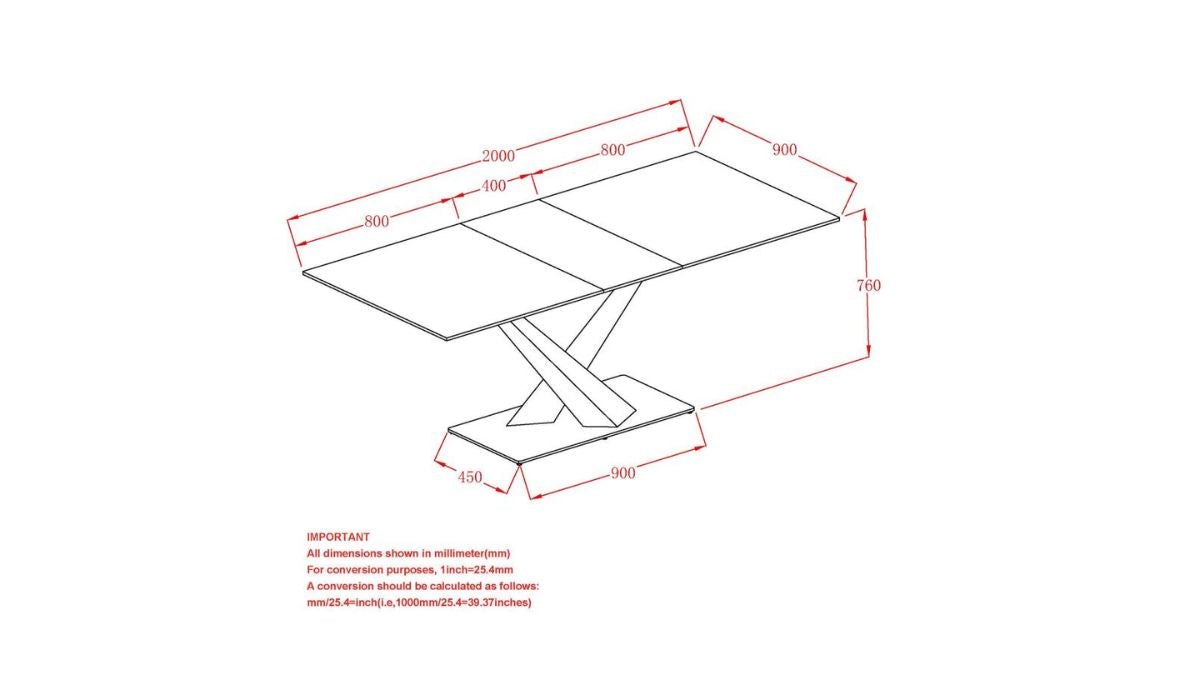 JULIUS/SCARLET 7PC DINING SET