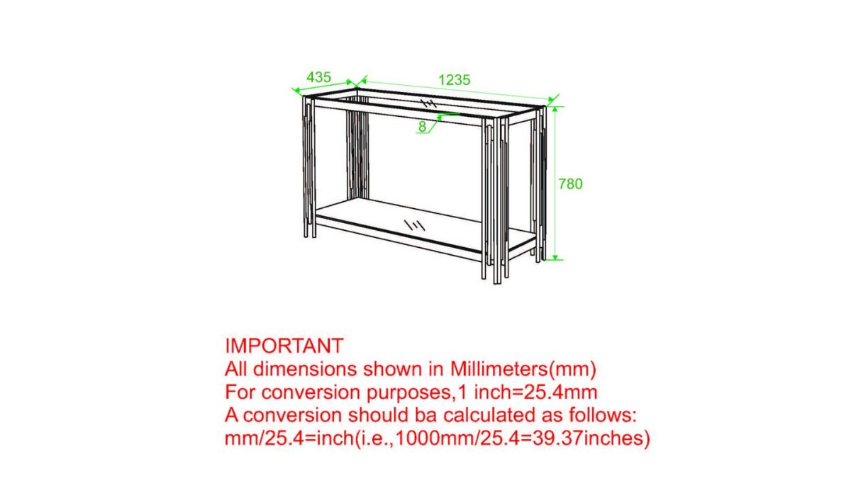 ESTREL CONSOLE TABLE