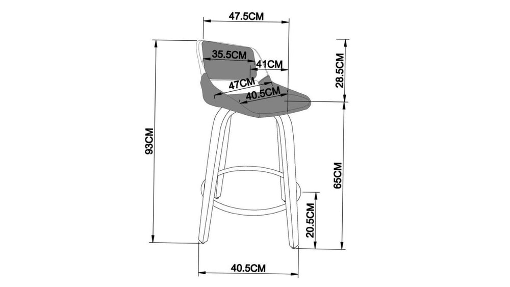 WORLDWIDE HOME FURNISHINGS HUDSON COUNTER STOOL
