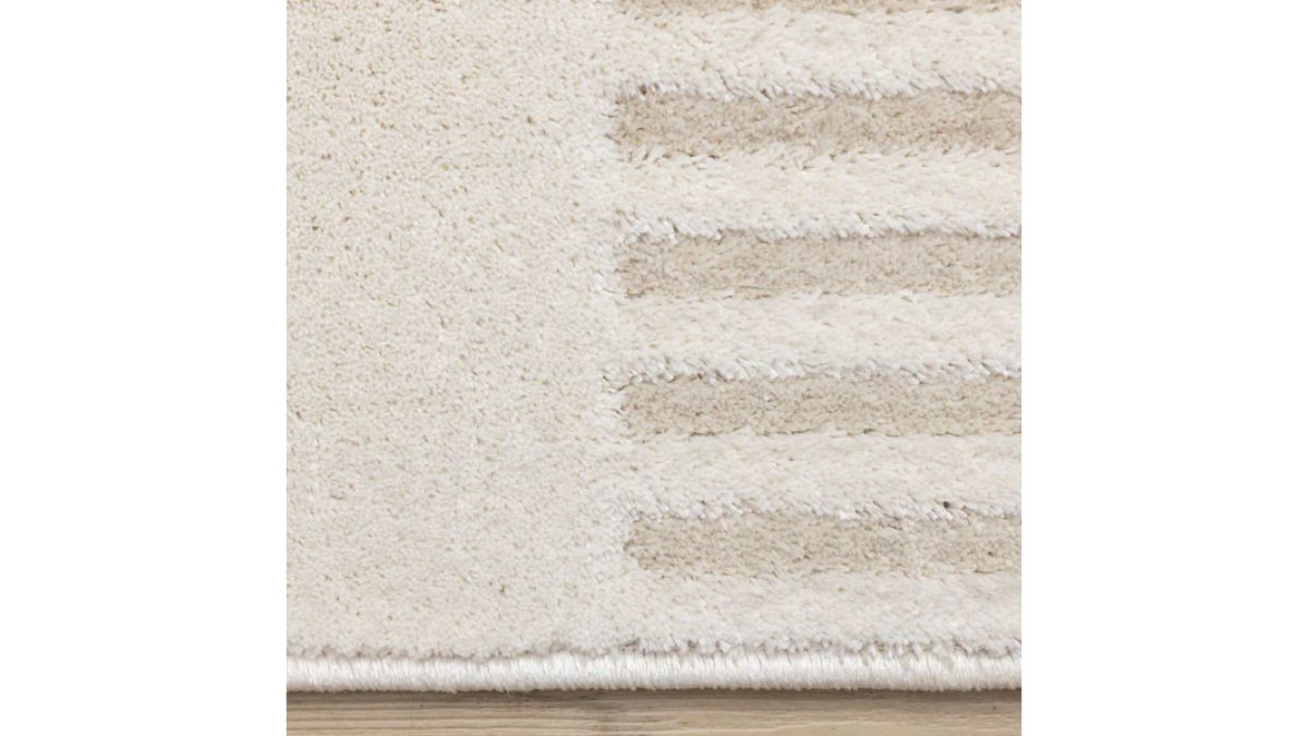 Hayden Cream Beige Contemporary Modern Geometric Rug