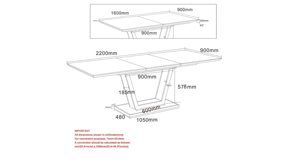 FORNA/CORTEZ 7PC DINING SET