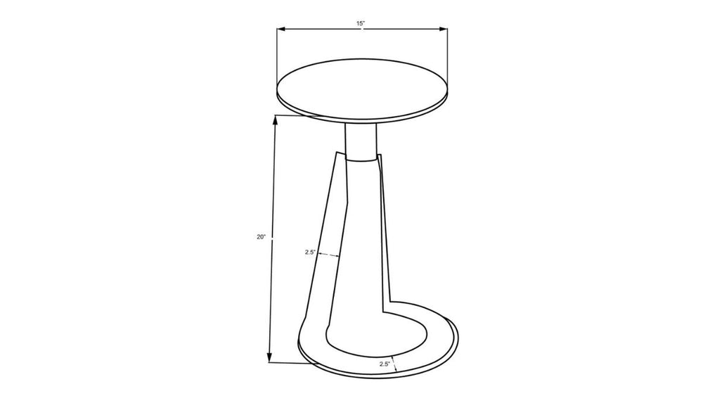 WORLDWIDE HOME FURNISHINGS DEVAS END TABLE
