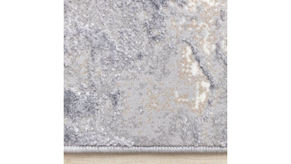 Emory Taupe White Brown Distressed Rug