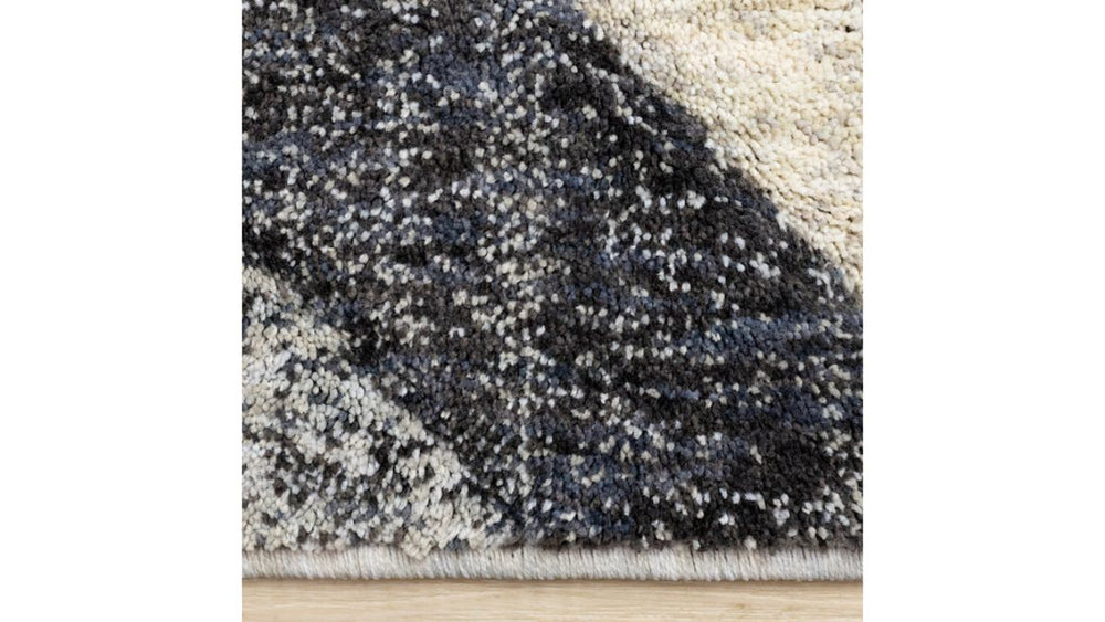 Cora Cream Grey Brown Diamond Design Rug
