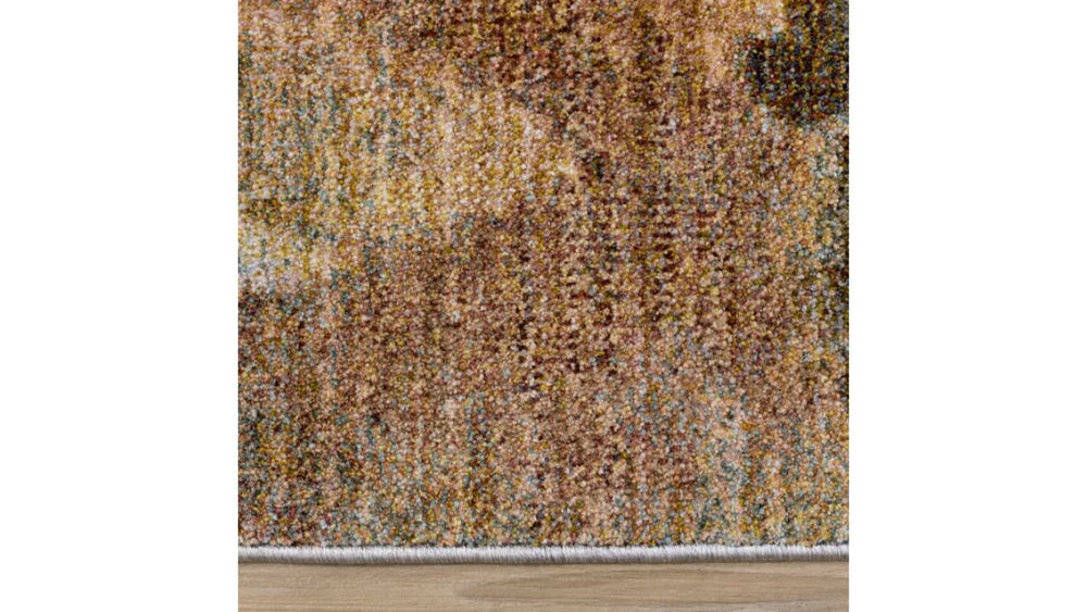Marisa Green Blue Cream Flower Rug