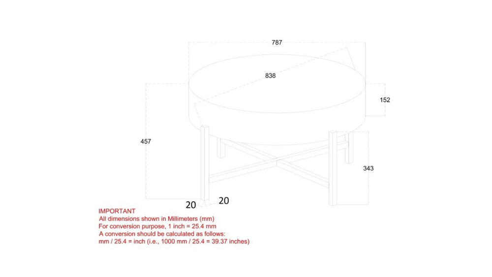 WORLDWIDE HOME FURNISHINGS BLOX COFFEE TABLE