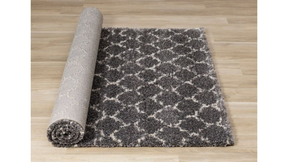 Lane Grey Cream Lattice Luxury Rug