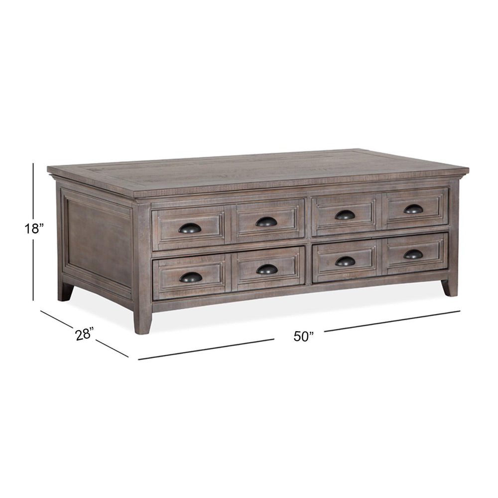  Magnussen Paxton Place T4805-50 Lift Top Storage Cocktail Table with Casters IMAGE 10